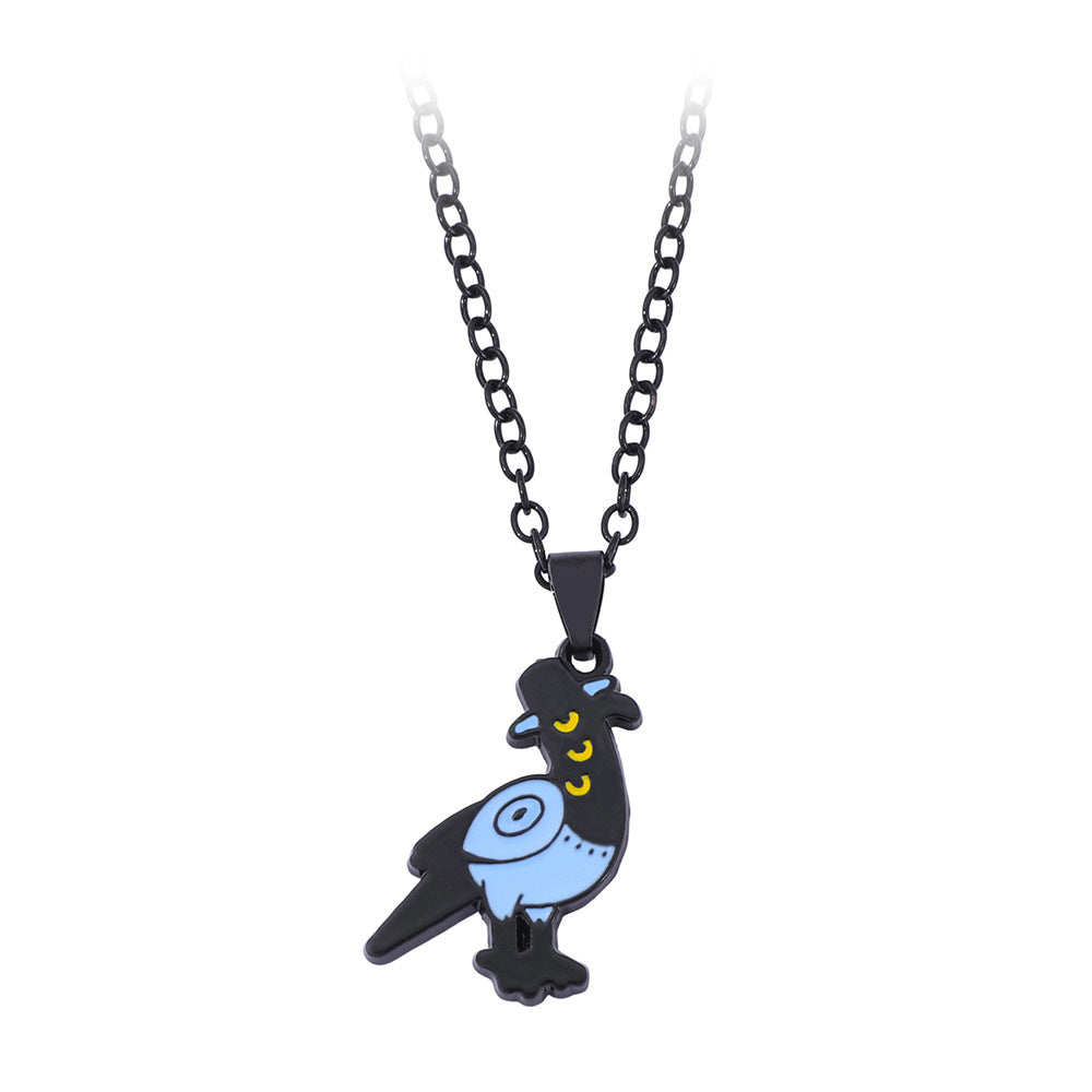 Wholesale K-pop witch hunter group necklace cartoon oil drop pendant