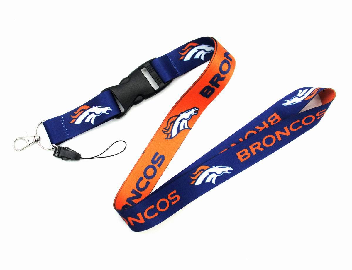 Wholesale Heat transfer football team Lanyard Keychain