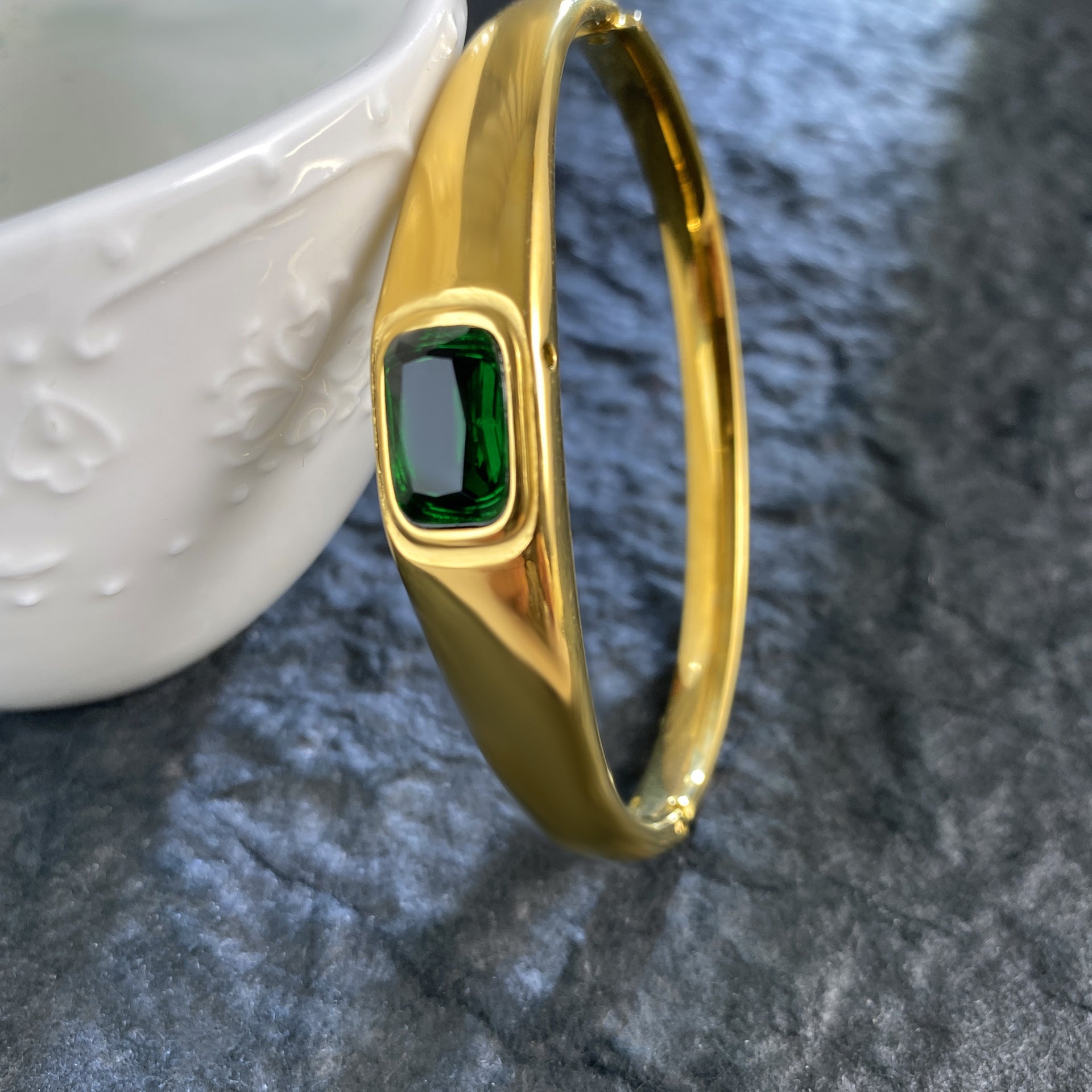 Wholesale Titanium Steel Plated 18K Gold High-end Luxury Bracelet ACC-BT-YuXun008