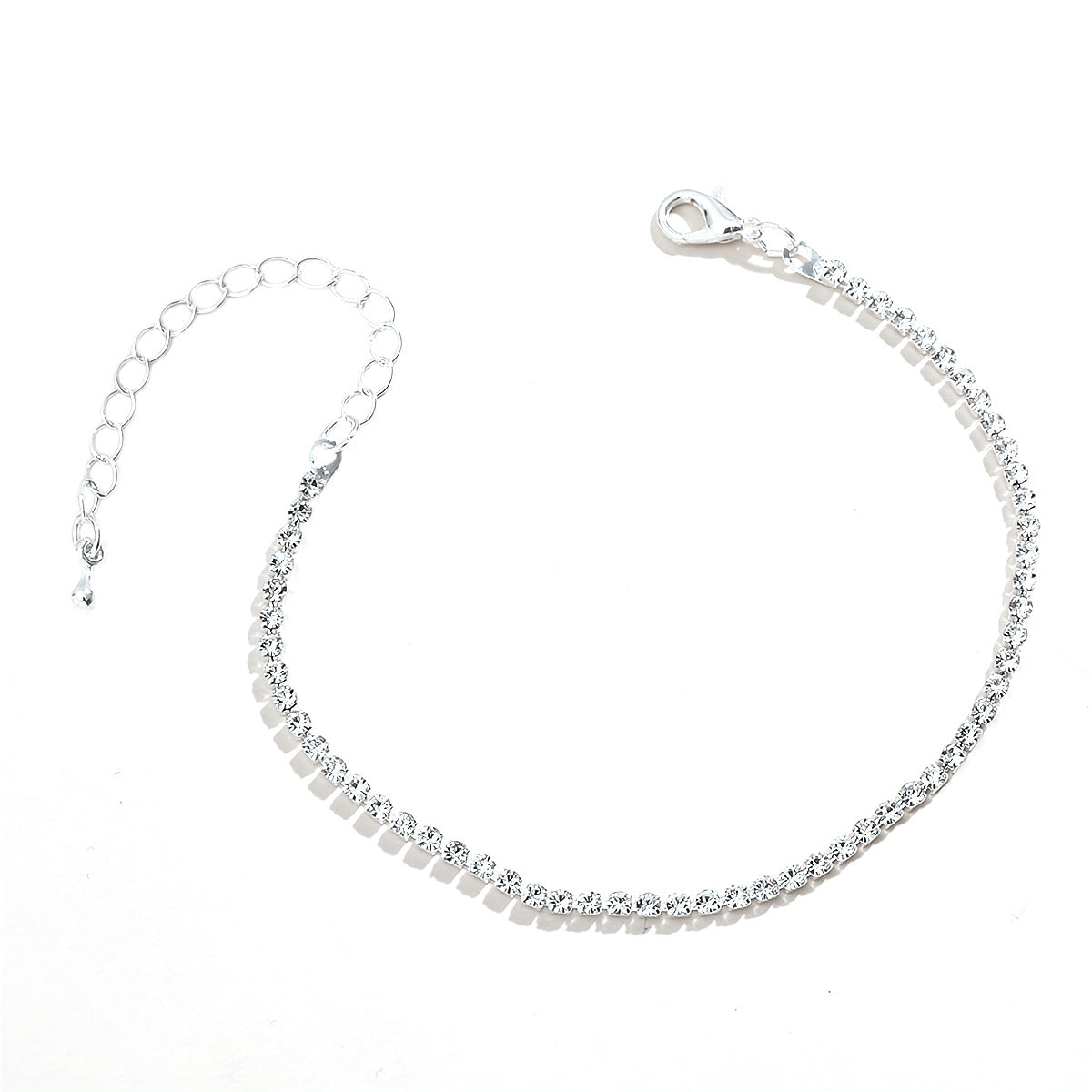 Wholesale full diamond luxury anklet