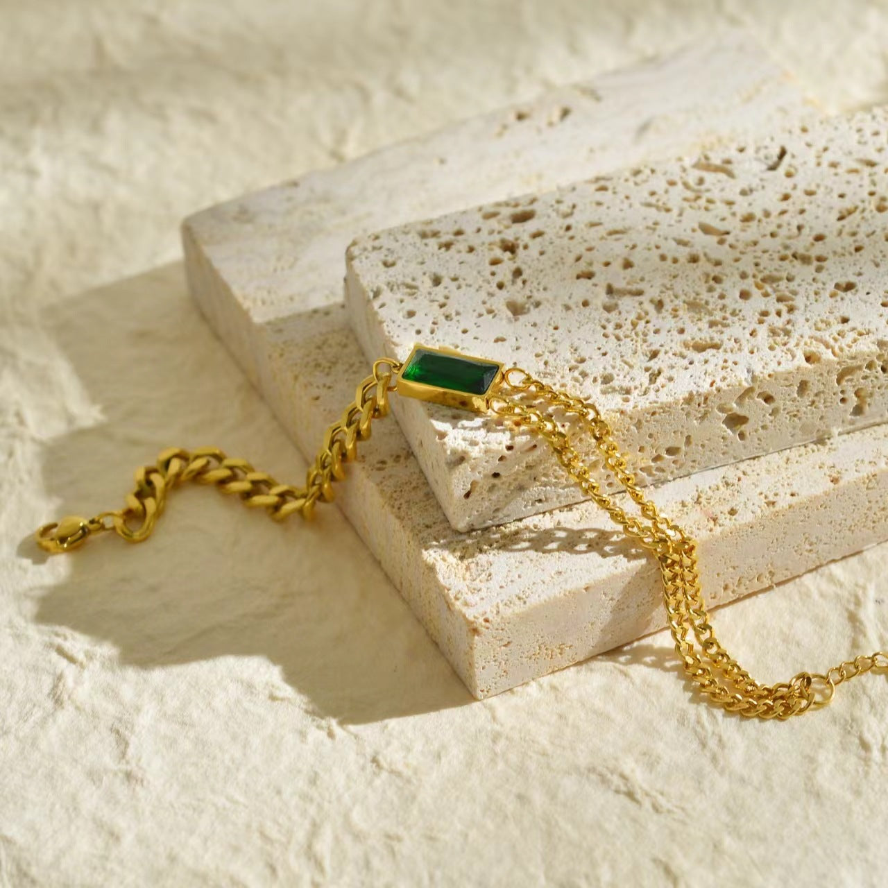 Wholesale Stainless Steel Zirconia Pearl Bracelet ACC-BT-QiYun007