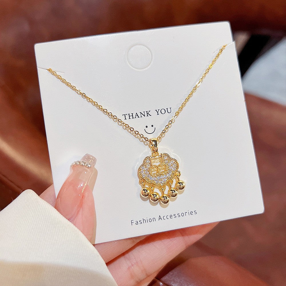 Wholesale Titanium Steel Non-fading Necklace Clavicle Chain Choker Necklace ACC-NE-Xiyue001