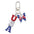 Wholesale Independence Day Elements Red White Blue Flag Alloy Keychain