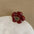 Wholesale  Red Oil Drop Flower Opening Ring