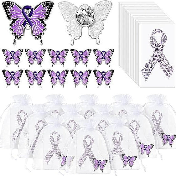 Wholesale World Care Breast Pin Pink Ribbon Brooch