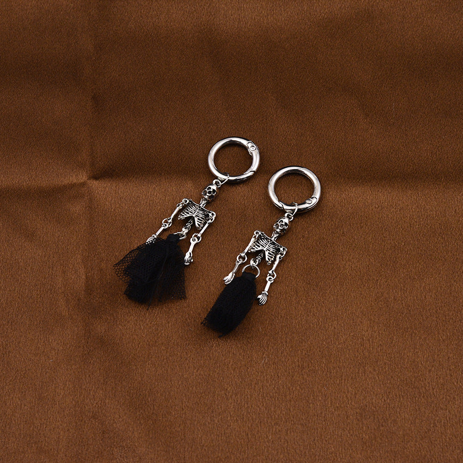Wholesale skull-patterned tulle skirt pendant Shoes Charms