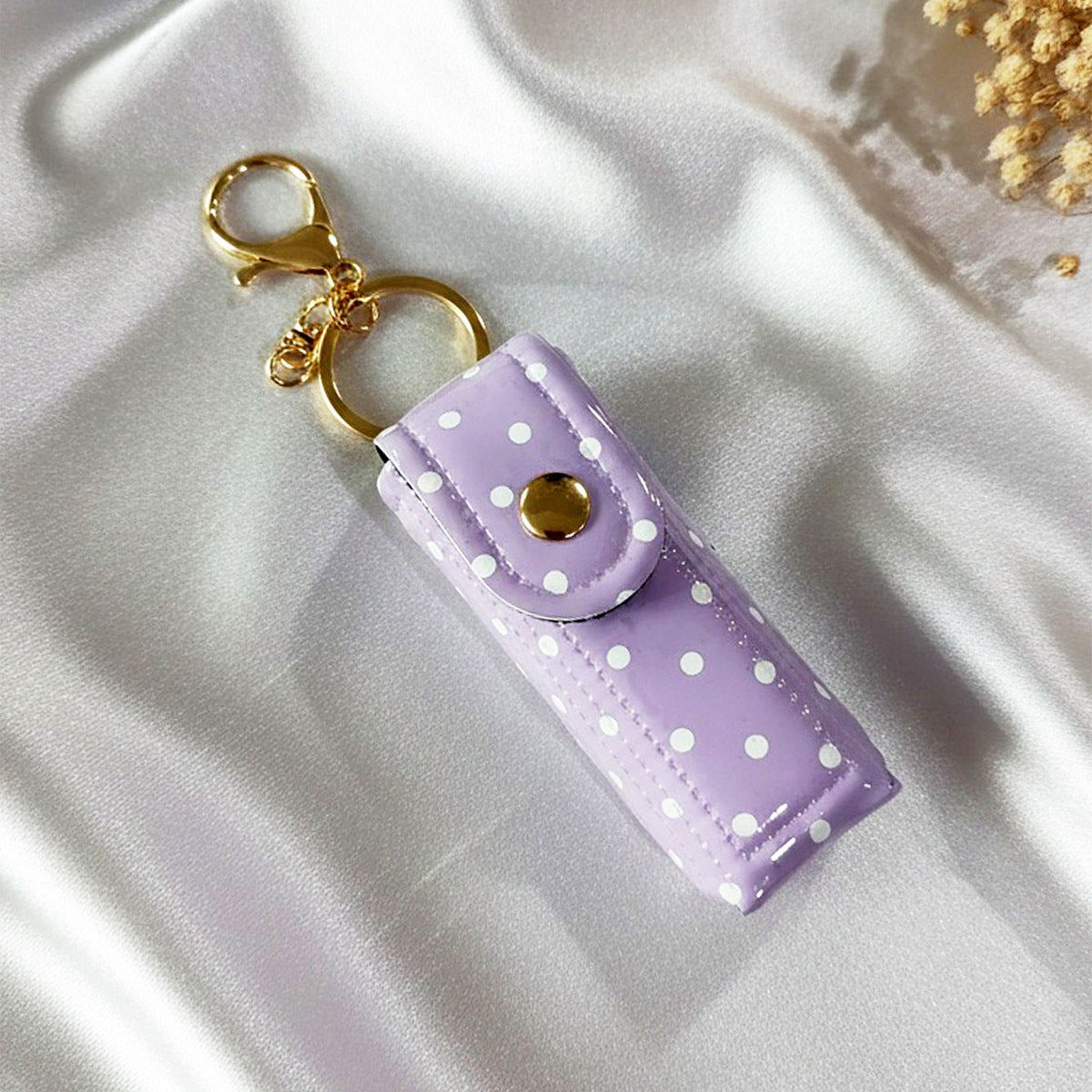 Wholesale Trendy Polka Dot PU Leather Coin Purse Bag Charm Fashion Accessory