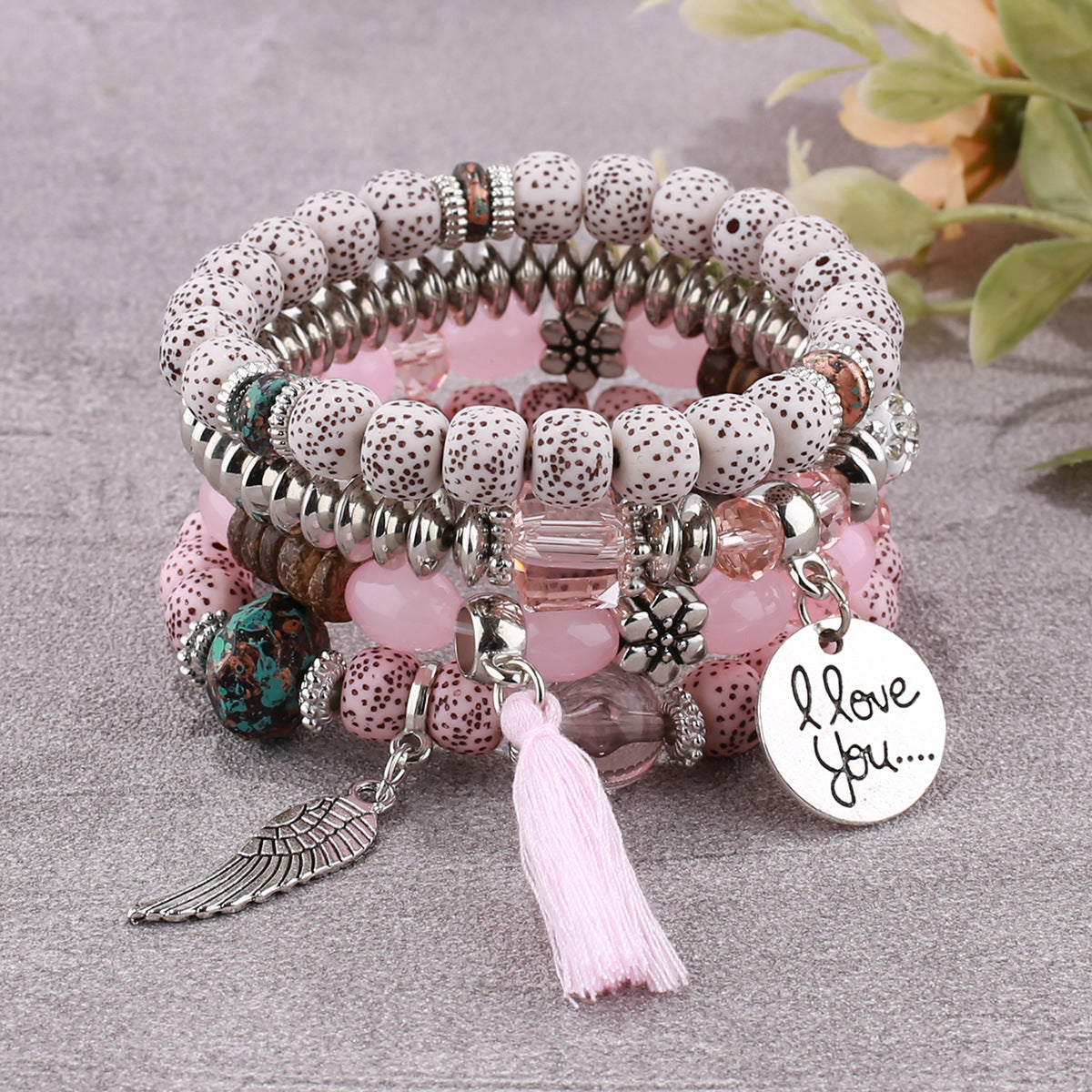 Wholesale Bohemian Layered Bracelets ACC-BT-NaiHong007