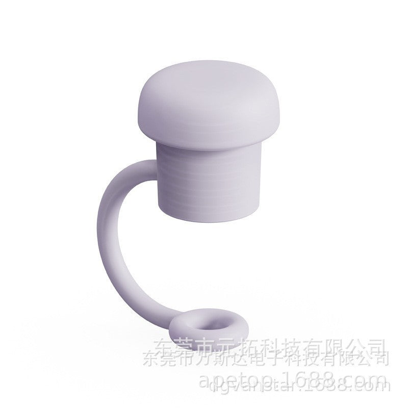 Wholesale Solid Color Straw Cover Soft Straw Tube Cap