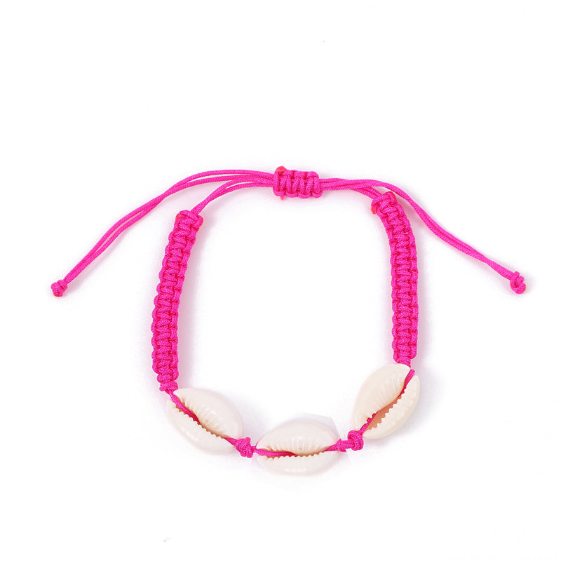 Wholesale Bohemian Natural Shell Woven Bracelet
