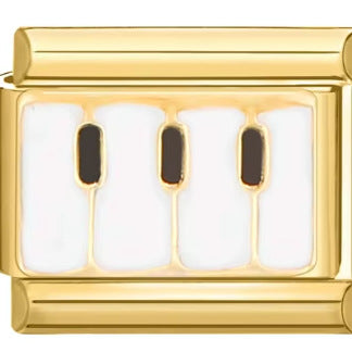 Wholesale Italian Charm Bracelet 9mm DIY Splicing Gold Plated Smiley Dolphin Stainless Steel Composable Bracelet