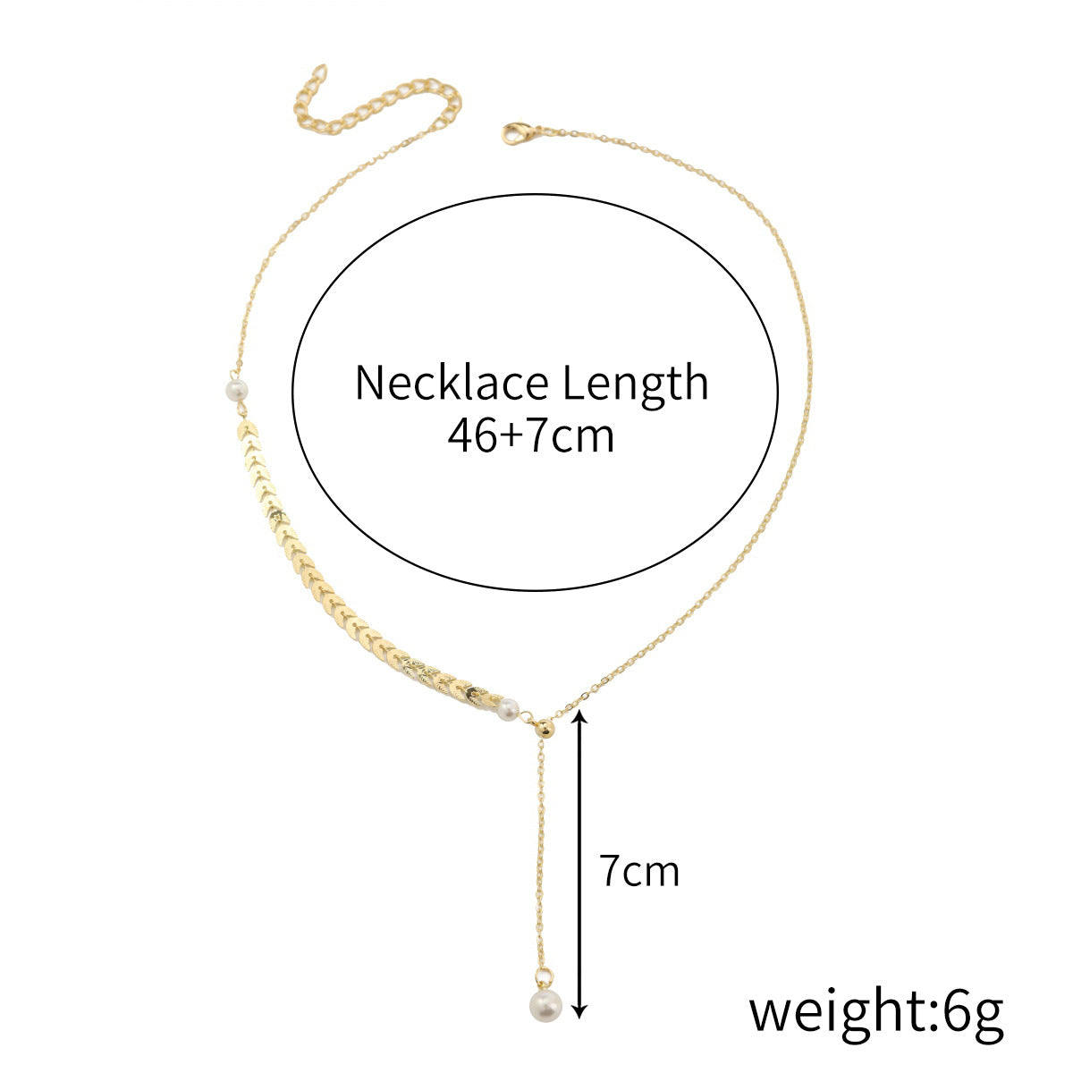 Wholesale Metal  Hip-hop Style Cold Style Simple Necklace