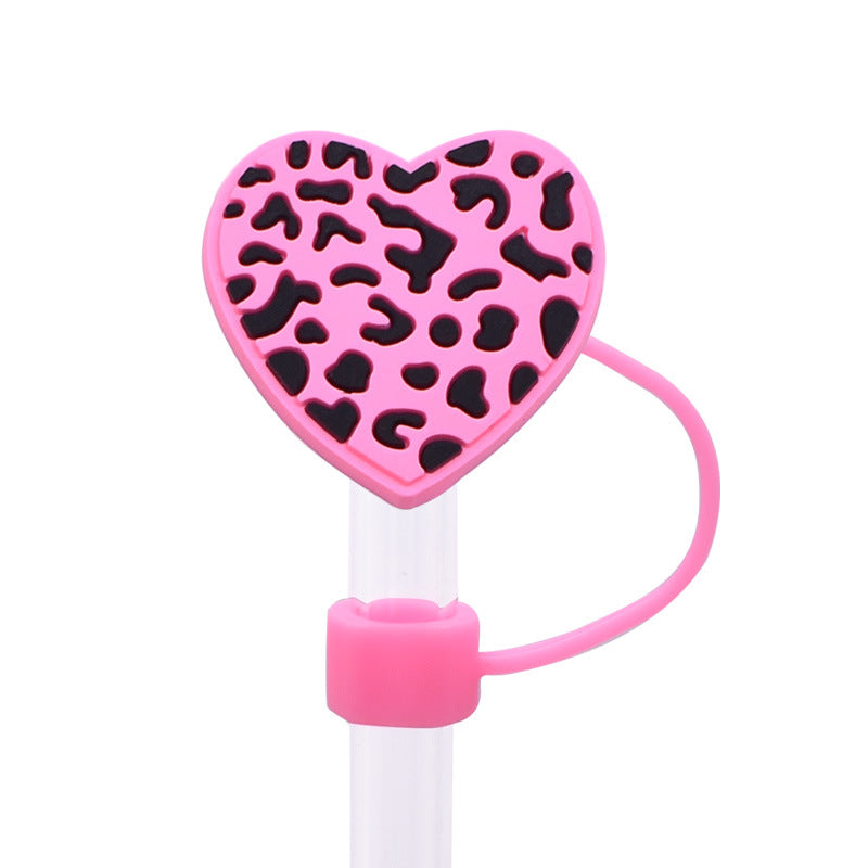 Wholesale Random 100pcs Cute food straw cover Straw Tube Cap