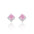 Wholesale  Sugar  S925 Sterling Silver Ice Flower Stone Luxury Earrings