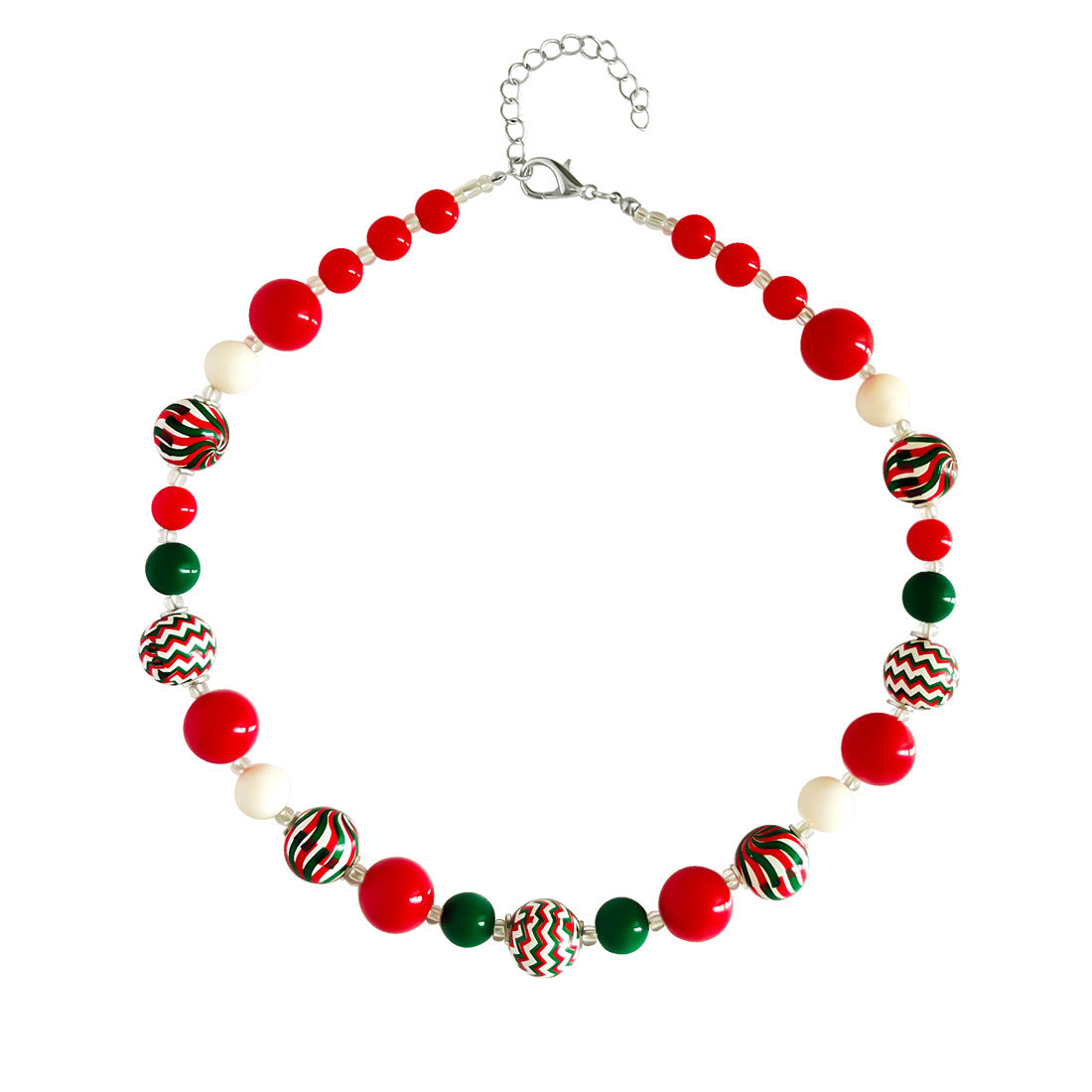 Wholesale Colorful Beads Christmas Necklaces ACC-NE-Tengc003