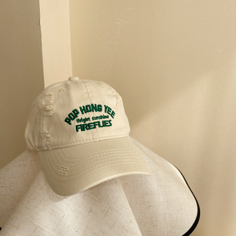 Wholesale Children's alphabet embroidered baseball cap