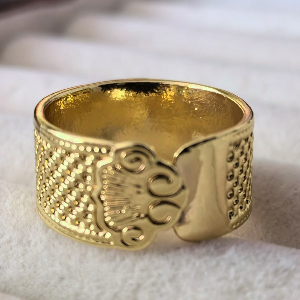 Wholesale Alloy Fashion Open Ring  Lucky Adjustable opening Rings