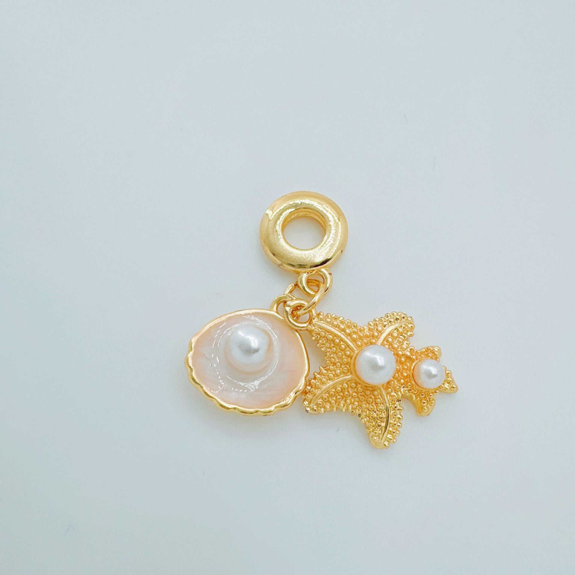 Wholesale Starfish Pendant Necklace Gold Plated Copper Fashion Jewelry Accessory Gift