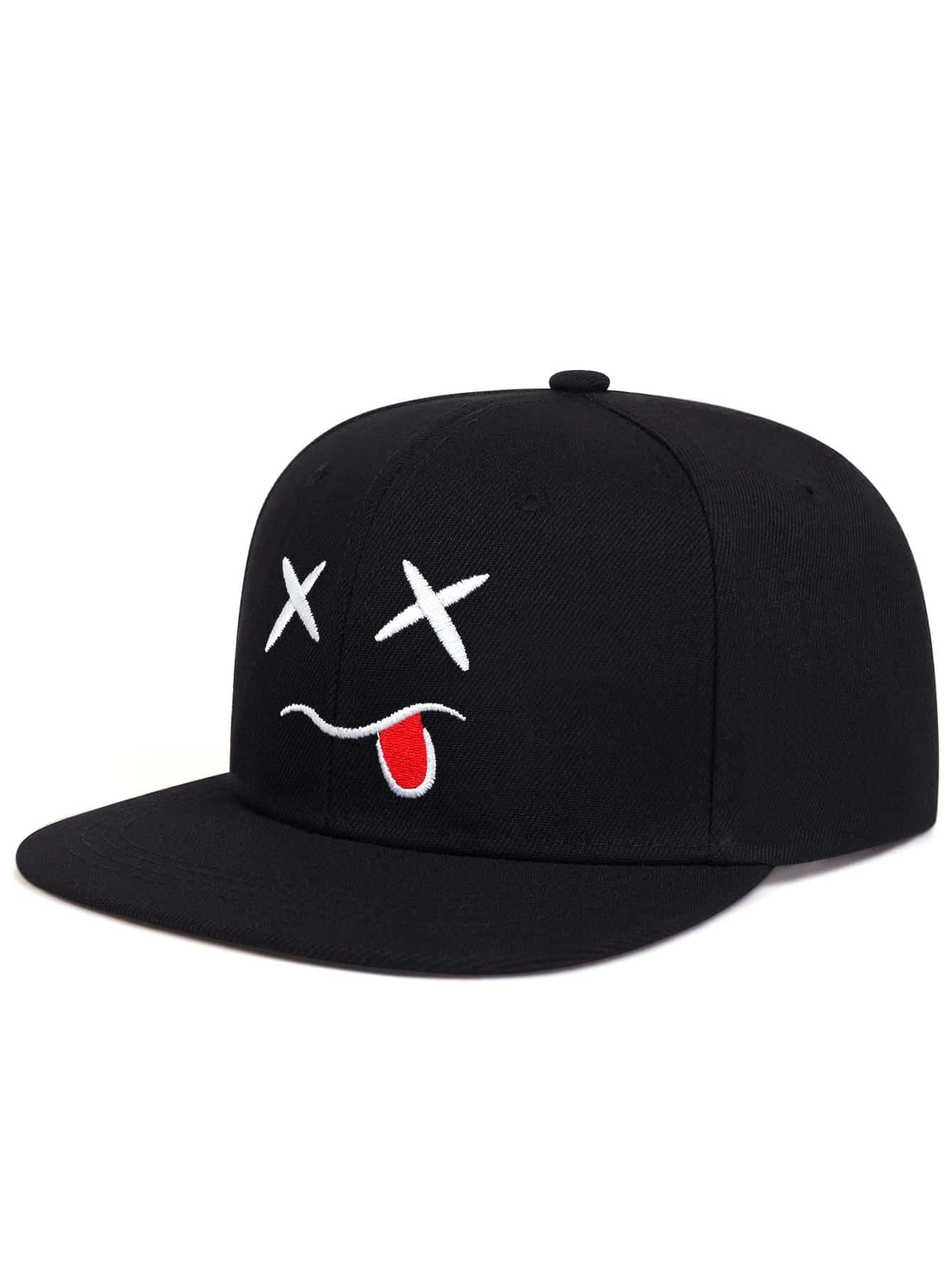 Wholesale Wide Brim Grinning Expression Baseball Cap Hat ACC-HT-KuBang008
