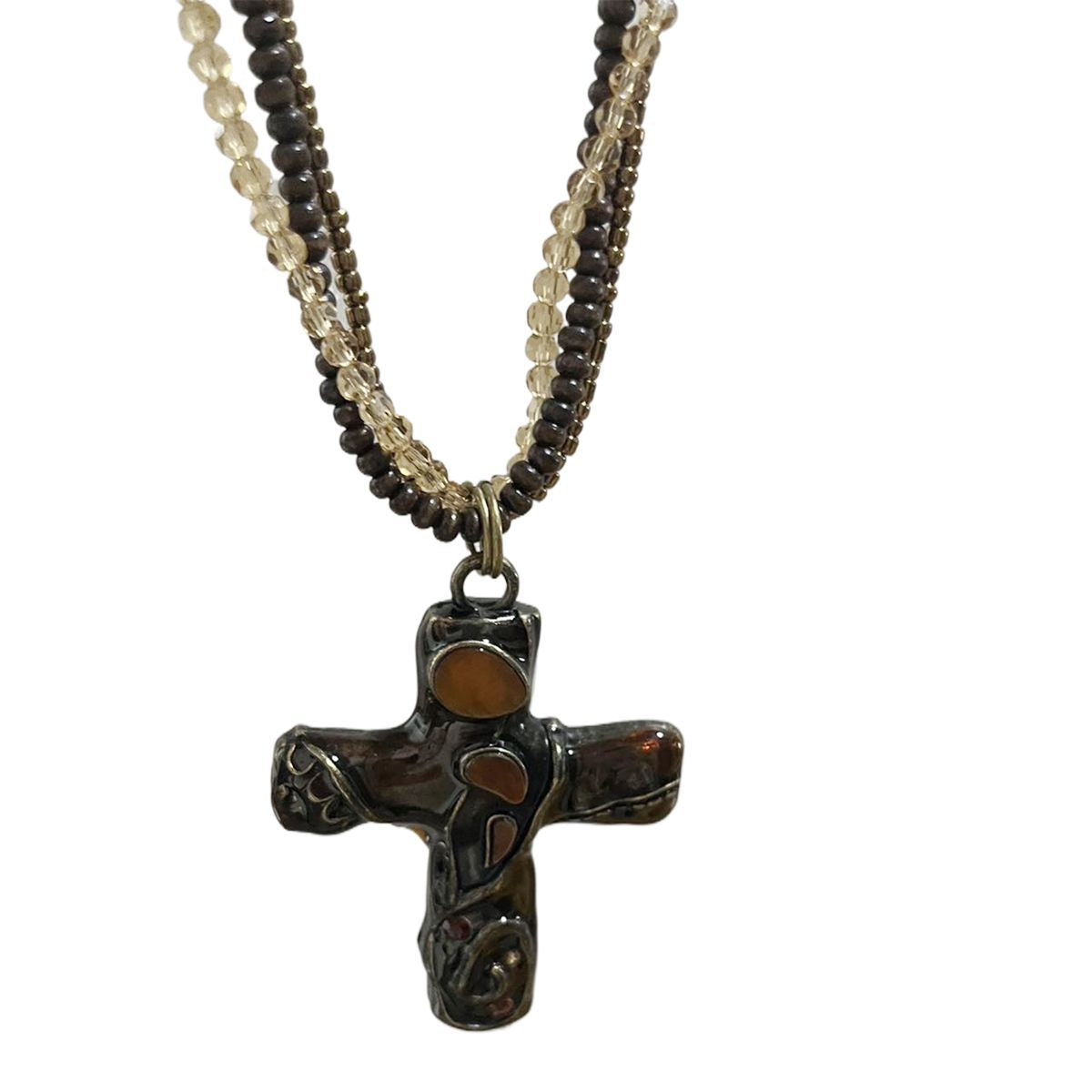 Wholesale Vintage Gothic Cross Pendant Necklace