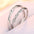 Wholesale Valentine's Day mobius s925 silver couple ring