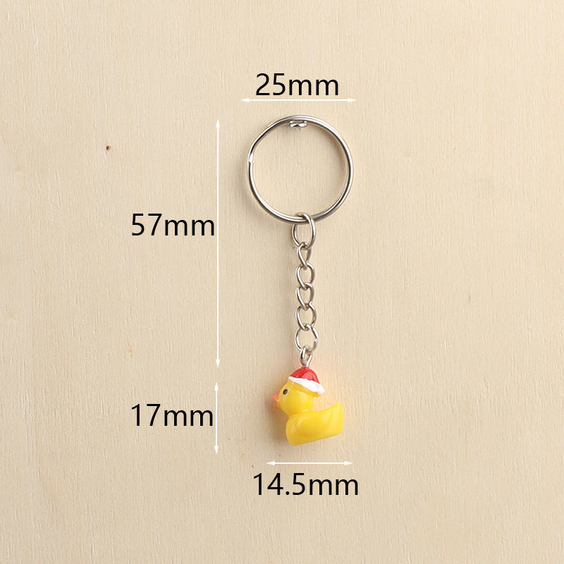 Wholesale  Mini Yellow Duck Keychain Turtle Keychain