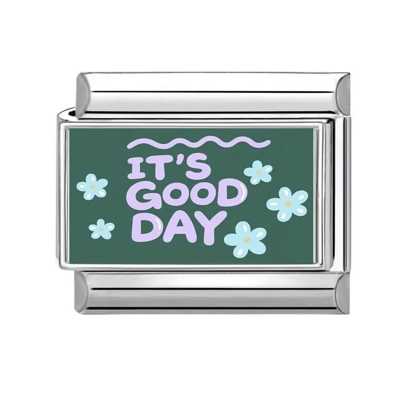 Wholesale Italian ModularValentine' s Day Collection Love DIY  Bracelet