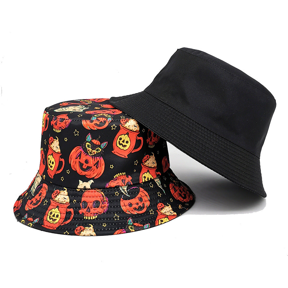 Wholesale  cartoon double-sided bucket hat