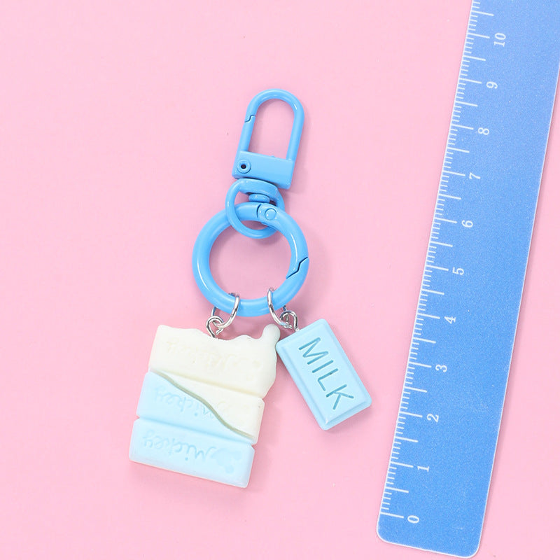Wholesale Resin Chocolate Block Keychain ACC-KC-HuiMei004