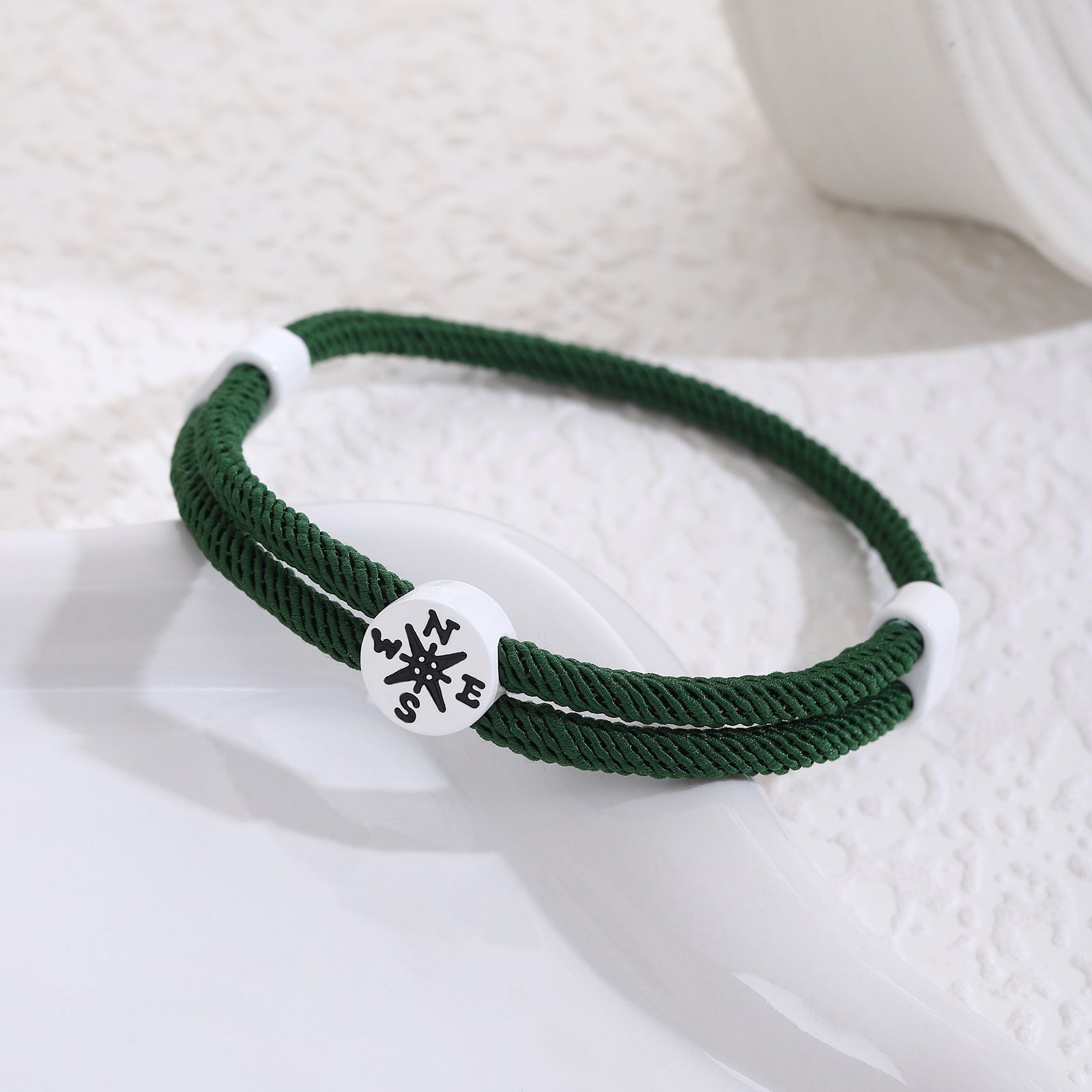 Großhandel Abschlusssaison Inspirierende Kompassgewebe Seilseilarmband