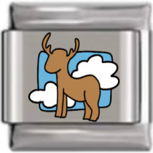 Wholesale Italian Charm Bracelet 9mm DIY Bat Precision   Creative Stainless Steel Composable Bracelet