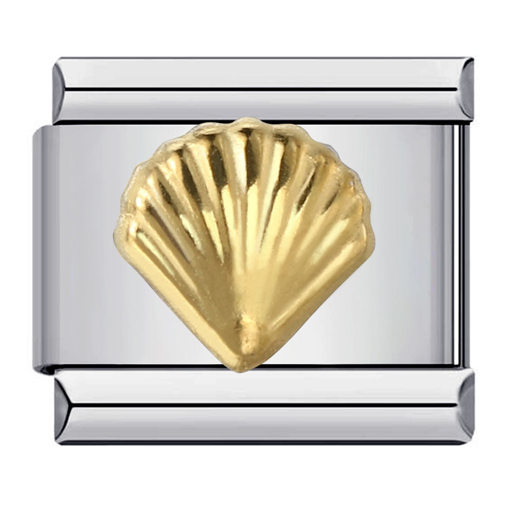 Wholesale Italian Charm Bracelet 9mm DIY Splicing Removable Simple Gold Pattern Stainless Steel Composable Bracelet