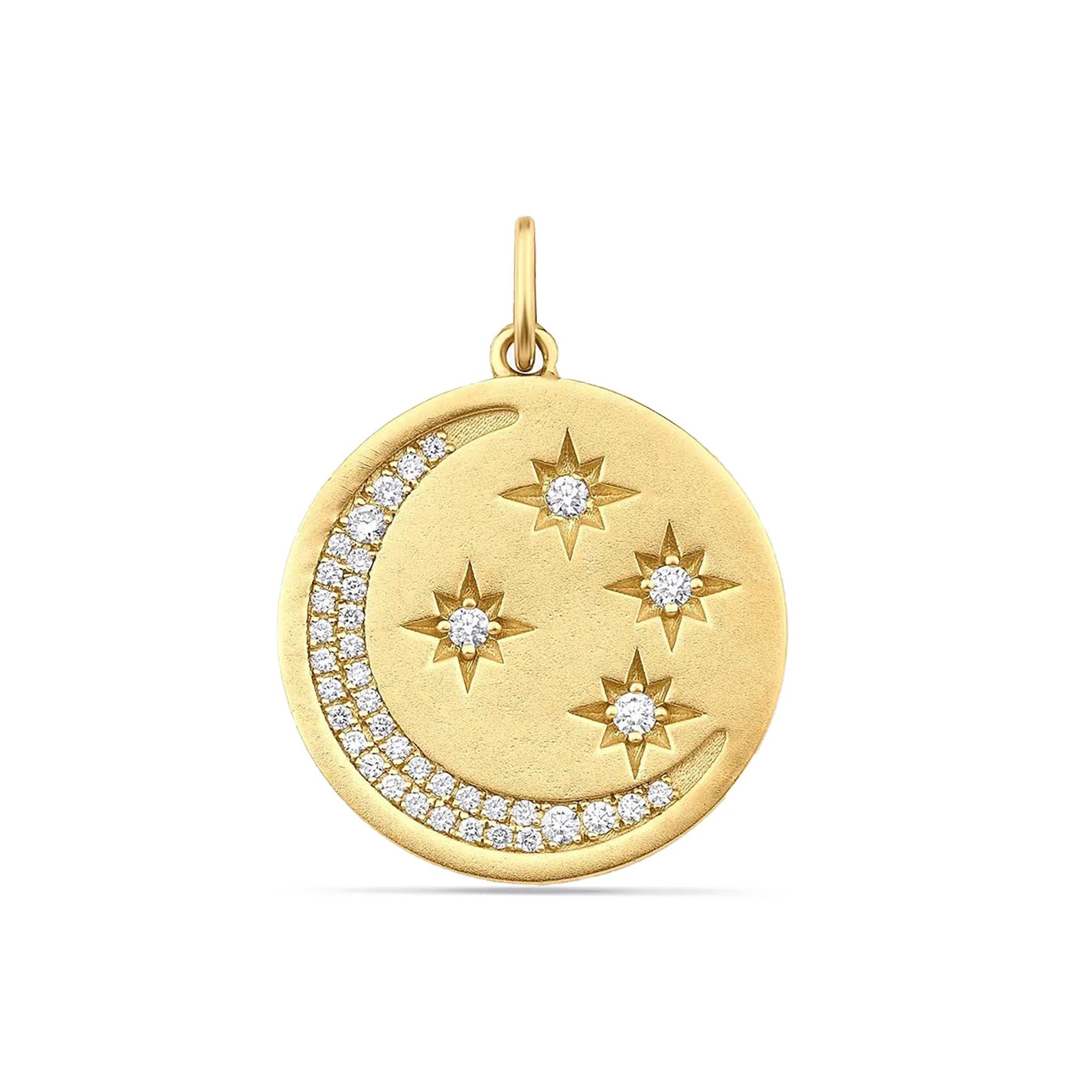 Wholesale Stainless Steel Sun and Moon Eyes Colorful Diamond Mushroom Necklace