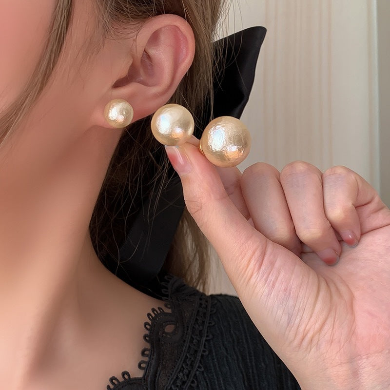 Wholesale large pearl luxury earrings