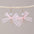 Wholesale  lace bow long love pendant earrings