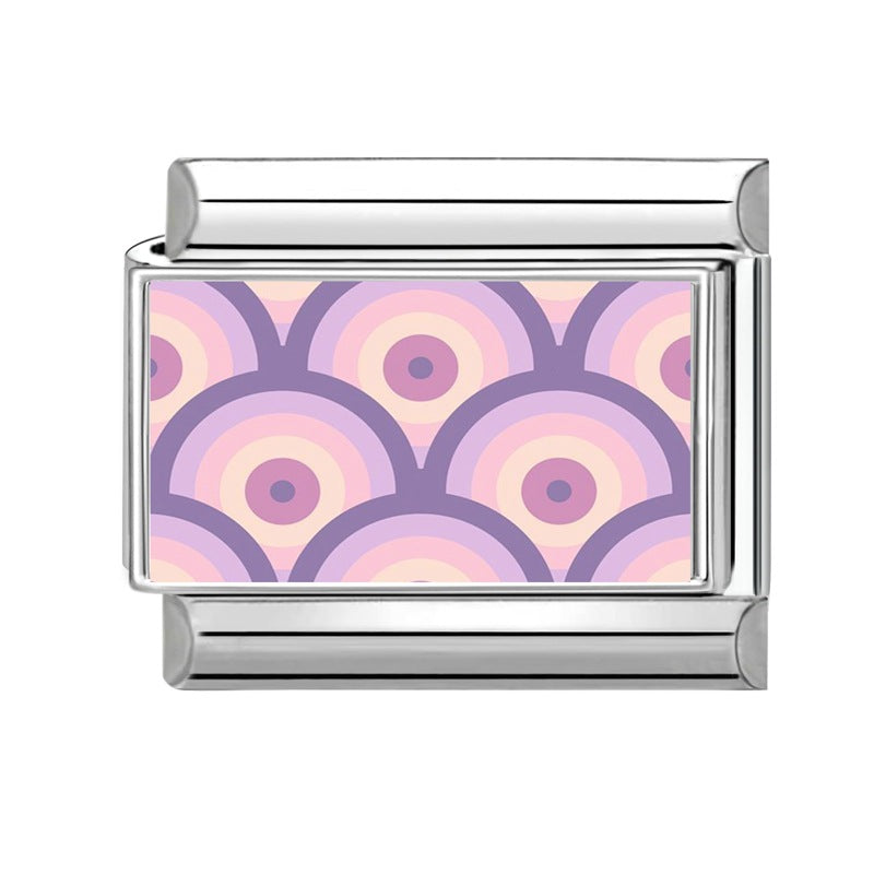 Wholesale 9mm Italian Charm Starter Bracelets DIY Heart Flower Evil Eye Series Stainless Steel Composable Bracelet