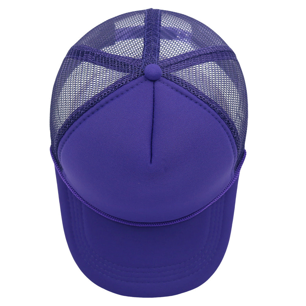 Wholesale DIY Blank Solid Color String Trucker Hat Printed Embroidery Baseball Cap ACC-HT-HaiPu005