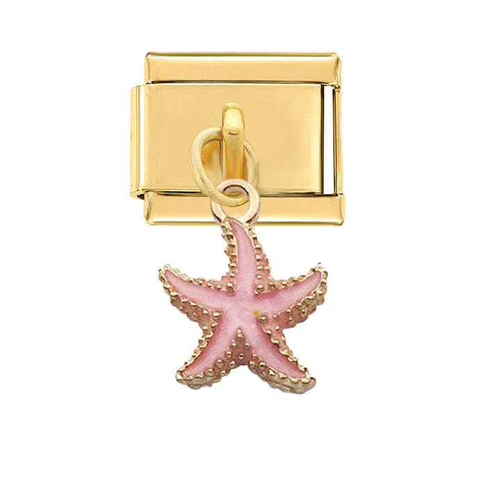 Wholesale 9mm Italian Charm Starter Bracelets DIY Ocean Animal Pendant Style Stainless Steel Composable Bracelet