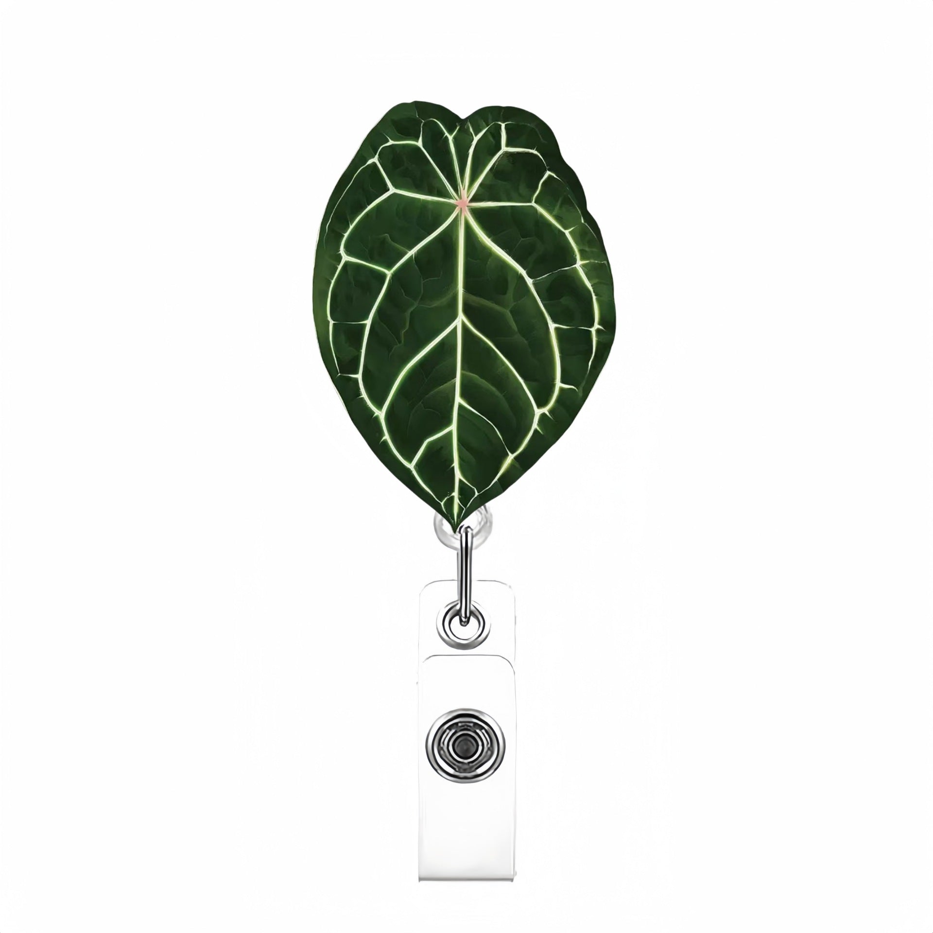 Wholesale Leaf Retractable Keychain Badge Reels