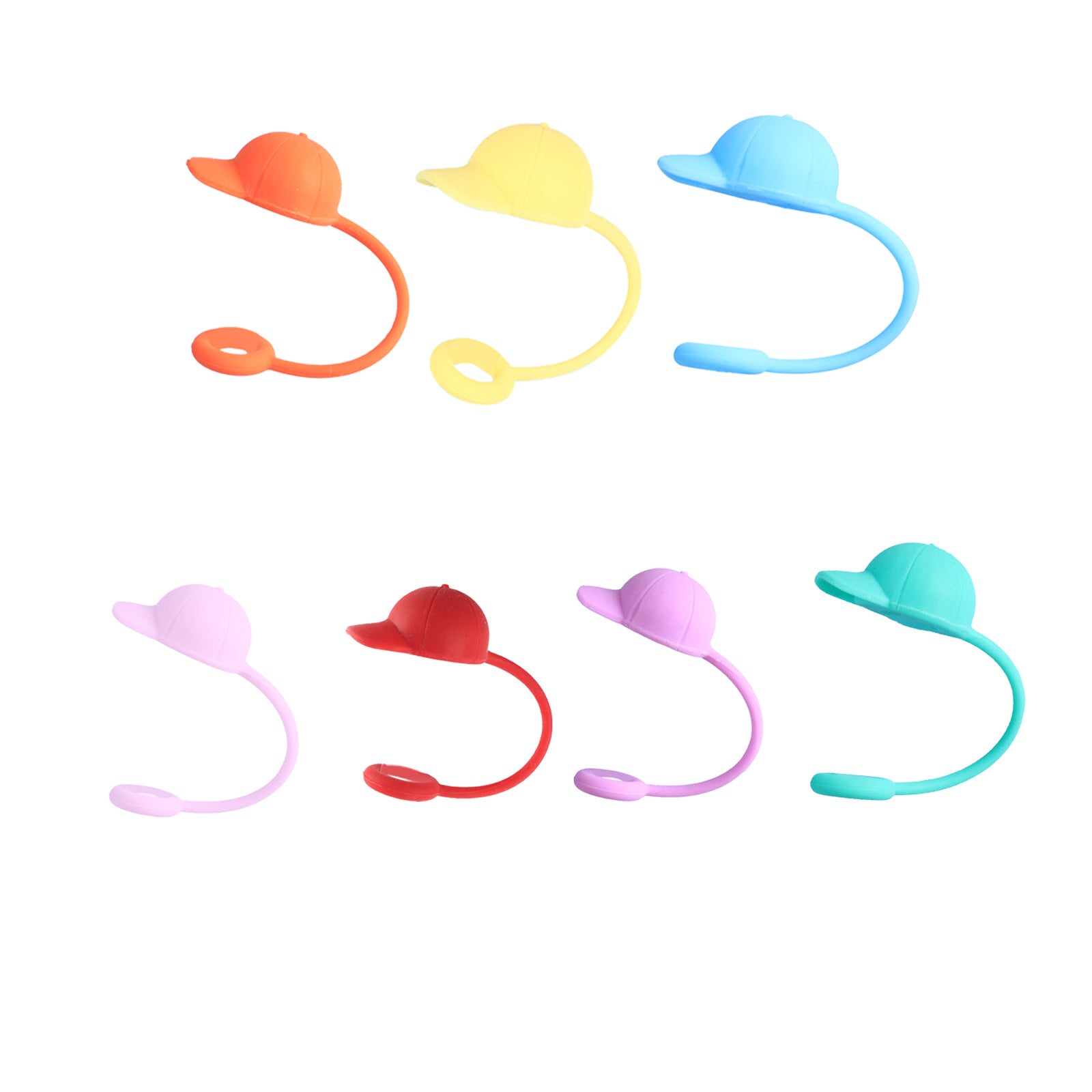 Wholesale  Baseball Cap 10mm PVC Soft Straw Tube Cap