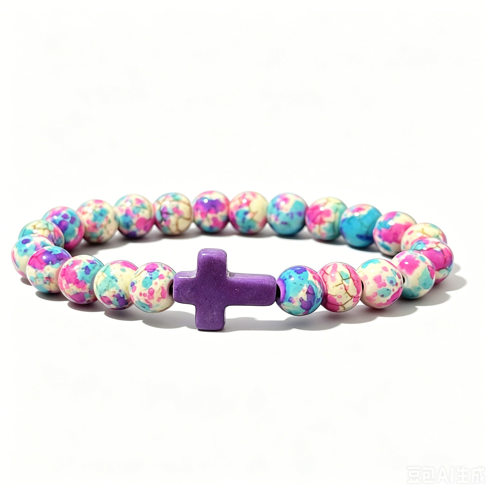 Wholesale Cross Design Beaded Bracelet - Fashion Jewelry Accessory Gift for Resale