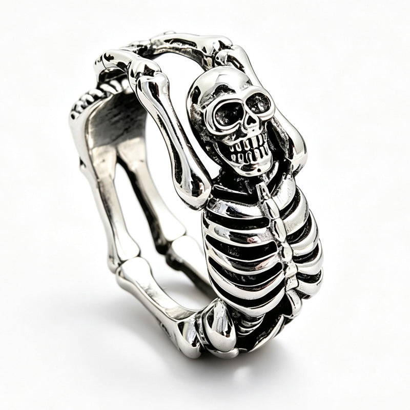 Wholesale Hip-Hop Skull Ring for Men,  Zinc Alloy  Jewelry Accessory