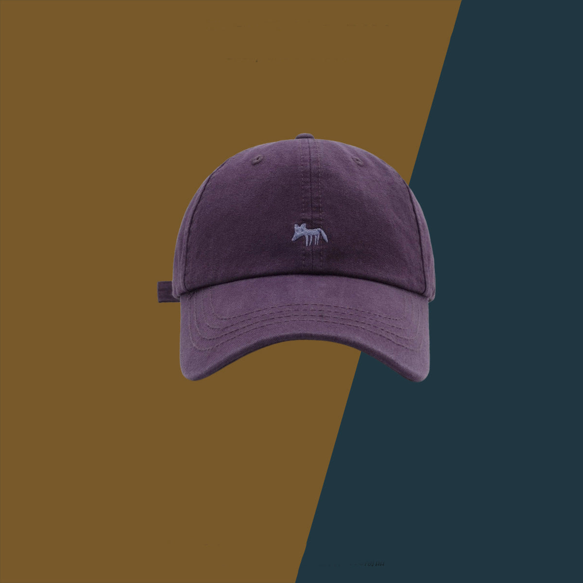 Wholesale Cute All-match Small Fox Embroidered Baseball Cap