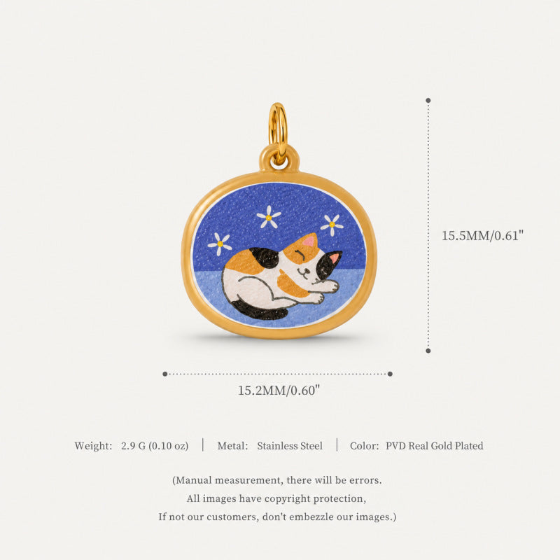 Wholesale Stainless Steel Fox Pendant 18K Gold Plated Animal Charm Trendy Fashion Accessory For DIY Jewelry Making Boutique Resale