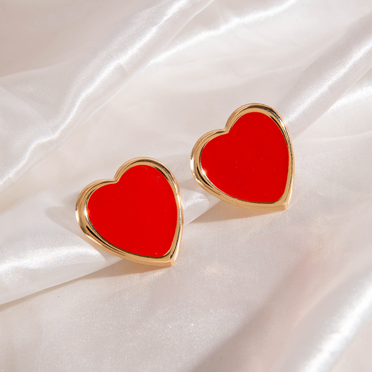 Wholesale  red heart love  Valentine's Day earrings