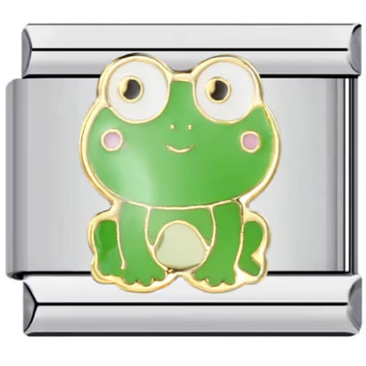 Wholesale Italian Charm Bracelet 9mm DIY Splicing Cat Letterhead Billiard Ball Stainless Steel Composable Bracelet