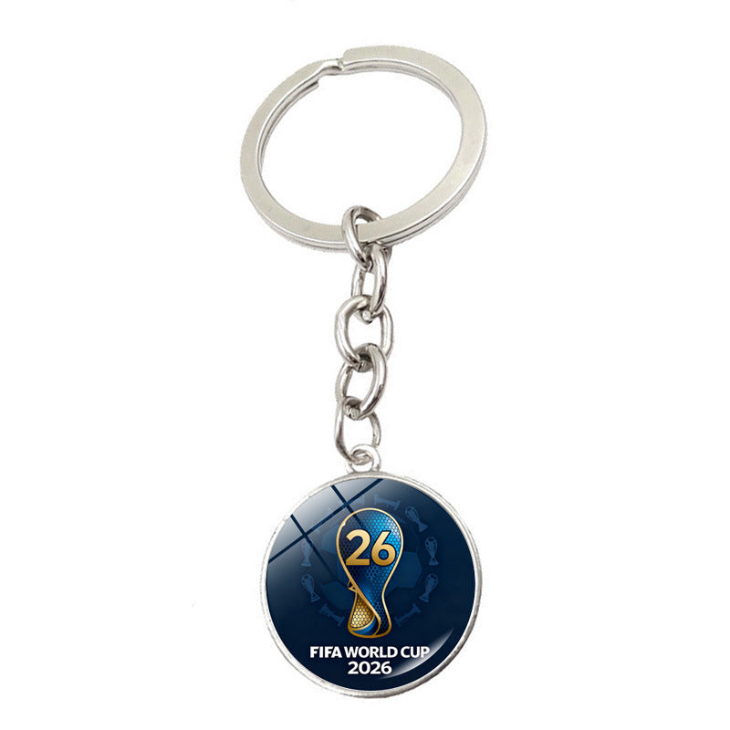 Wholesale 2026 USA-Canada-Mexico World Cup Football Pendant Keychain