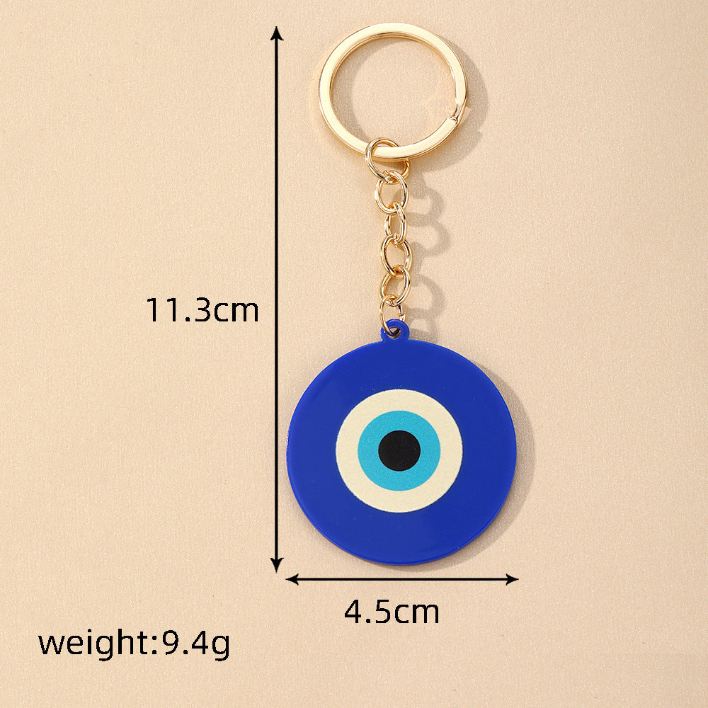 Wholesale Colorful Acrylic Devil's Eye Keychain