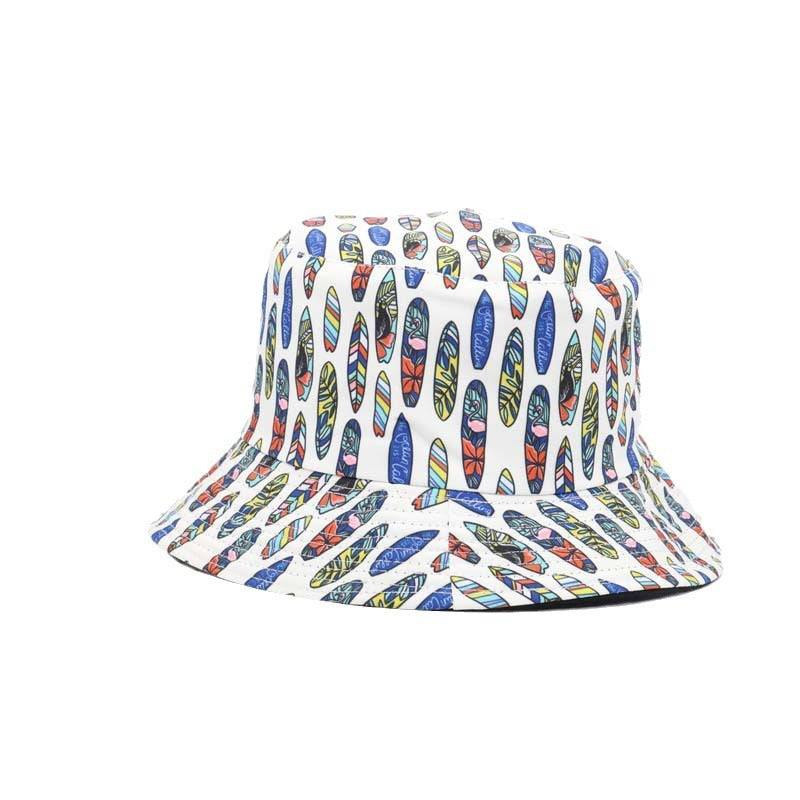 Wholesale Multicolor Printed Fisherman Hat  All-match Sun Hat