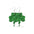 Wholesale St. Patrick's Day Leather Earrings